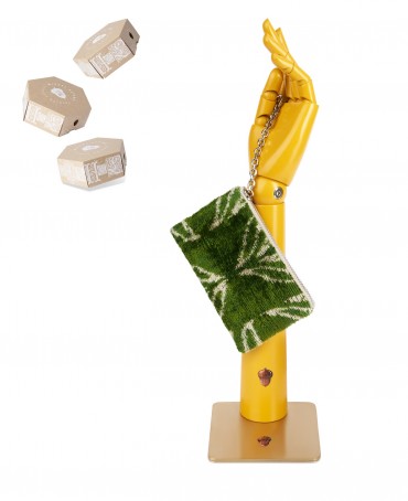 Шелковая (Бахмаль) ключница MIRACULUM TRANSFORMA! (Чудо преображения!) Key_MIRACULUM TRANSFORMA/M